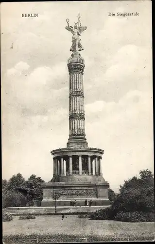 Ak Berlin Tiergarten, Siegessäule