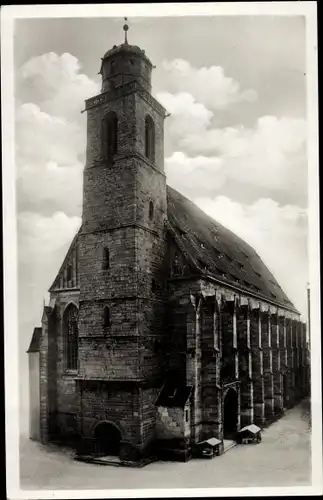 Ak Dinkelsbühl in Mittelfranken, St. Georgiskirche