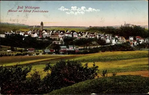 Ak Bad Wildungen in Hessen, Altstadt, Schloss Friedrichstein