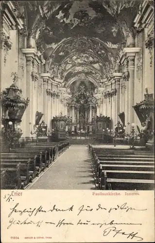 Ak Trier an der Mosel, Paulinuskirche, Inneres