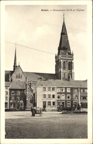 Ak Val Dieu Aubel Wallonien Lüttich, Denkmal, Kirche