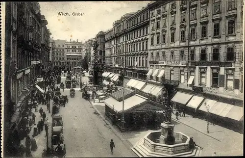 Ak Wien 1 Innere Stadt, Graben