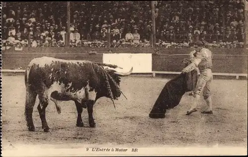 Ak Corrida, Der Eintritt nach Matar