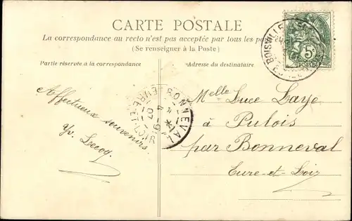 Ak Life in the Fields, Der hübsche Fährmann