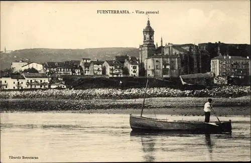 Ak Hondarribia Hondarribia Baskenland, Gesamtansicht