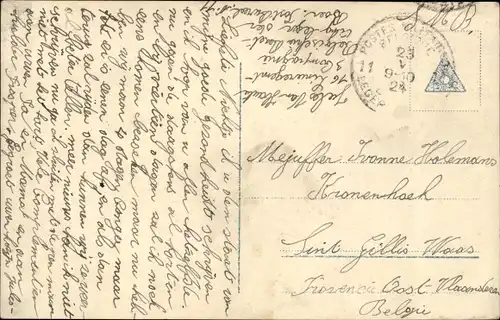 Künstler Ak Französischer Soldat