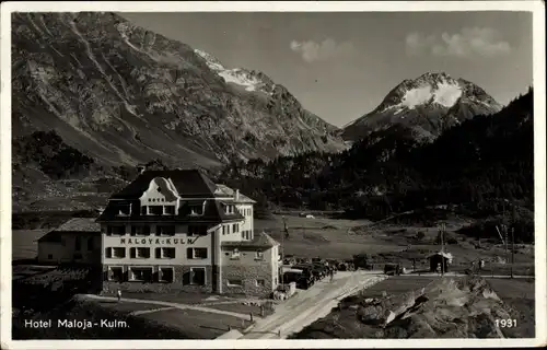 Ak Maloja Kanton Graubünden, Hotel Maloja Kulm