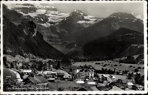 Ak Les Diablerets Kanton Waadt, Gesamtansicht