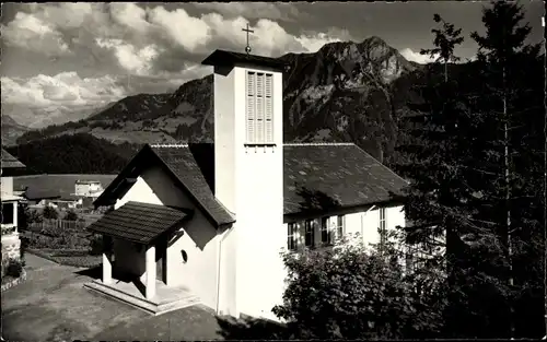Ak Leysin Kanton Waadt, Village, La Chapelle catholique