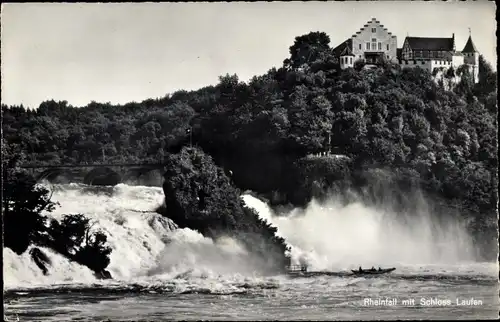 Ak Rheinfall Kanton Schaffhausen, Schloss Laufen