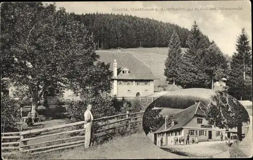 Ak Sirnitz Müllheim im Schwarzwald, Gasthaus zum Auerhahn