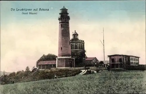 Ak Arkona Putgarten auf Rügen, Leuchtturm