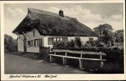 Ak Ostseebad Wustrow Fischland, Reetdachhaus