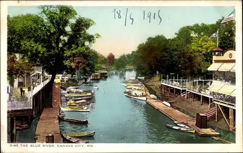 Ak Kansas City Missouri USA, The Blue River