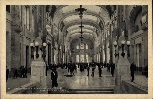 Ak Milano Mailand Lombardia, Nuova Stazione Centrale