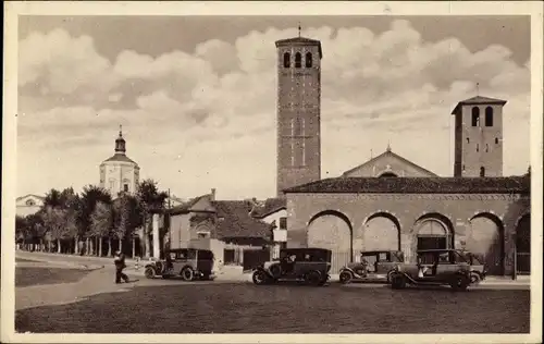 Ak Milano Mailand Lombardia, Basilica di S. Ambrogio