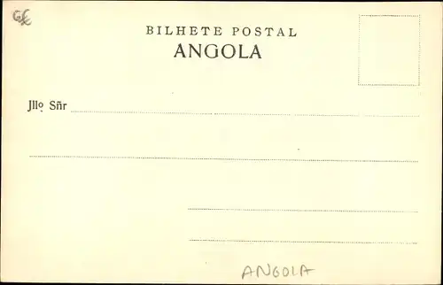 Ak Benguela Angola, Rua Paula Cid