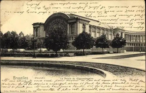 Ak Bruxelles Brüssel, Le Palais du Cinquantenaire