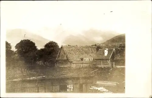 Ak Rumänien, Dorfpartie