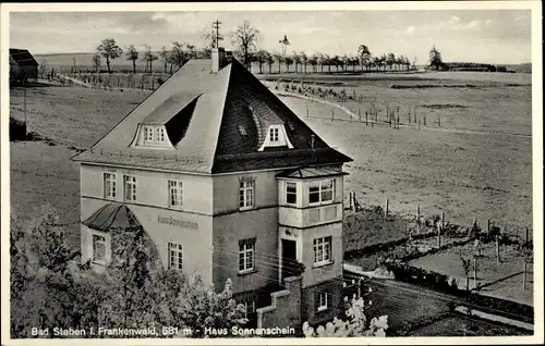 Ak Bad Steben in Oberfranken, Haus Sonnenschein