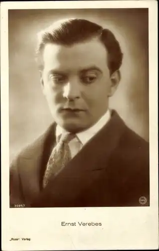 Ak Schauspieler Ernst Verebes, Portrait