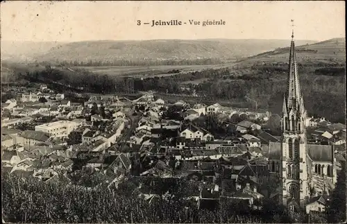 Ak Joinville Haute Marne, vue generale