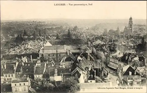 Ak Langres Haute Marne, vue panoramique, Sud