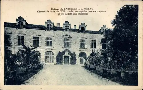 Ak Nérac Lot et Garonne, Chateau de Lasserre