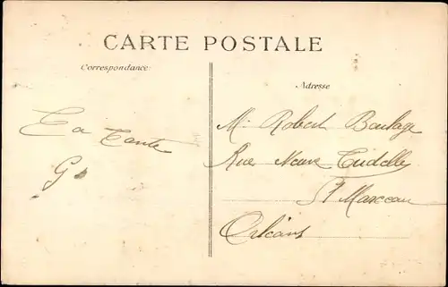 Ak Vitry aux Loges Loiret, Chateau de Motte