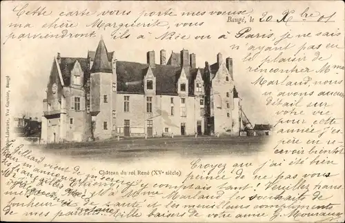 Ak Baugé Maine et Loire, Chateau du roi Rene