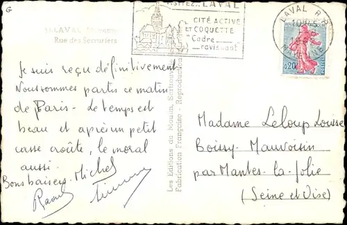 Ak Laval Mayenne, Rue des Serruriers