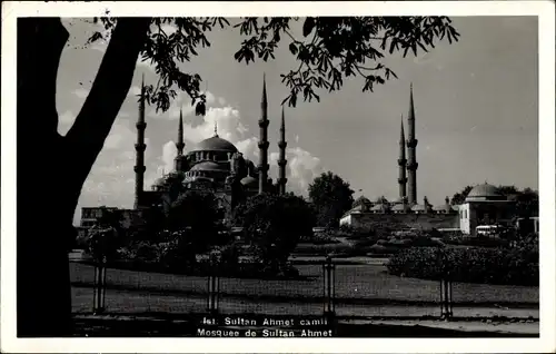 Ak Konstantinopel Istanbul Türkei, Sultan-Ahmet-Moschee