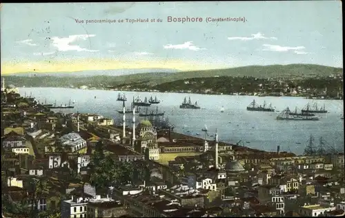 Ak Konstantinopel Istanbul Türkei, Bosphore, Panorama