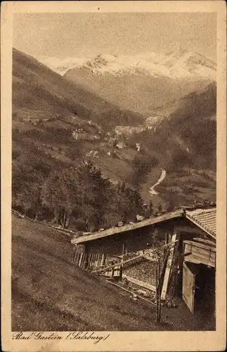 Ak Bad Gastein Badgastein in Salzburg, Gesamtansicht