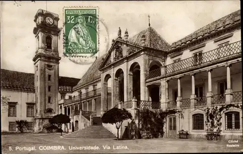 Ak Coimbra Portugal, Universität
