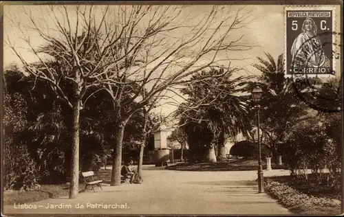 Ak Lisboa Lissabon Portugal, Jardim da Patriarchal