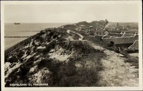 Ak Zoutelande Veere Zeeland Niederlande, Panorama