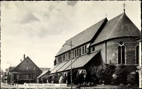 Ak Gillingham Kent England, St. Marks Church