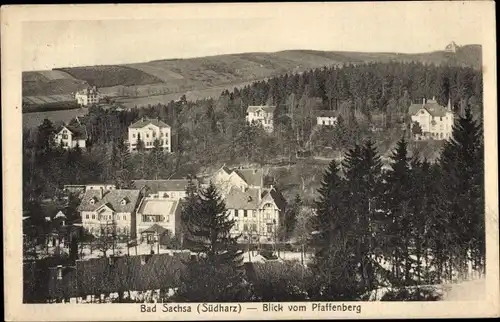 Ak Bad Sachsa im Harz, Blick vom Pfaffenberg