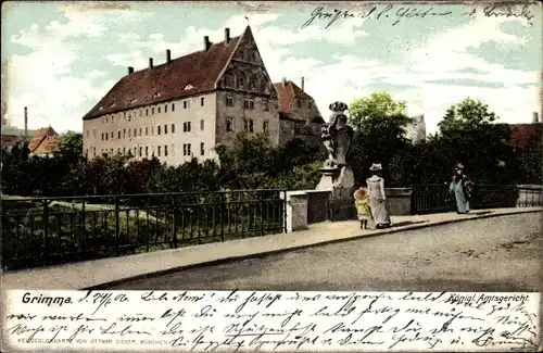 Ak Grimma in Sachsen, Königliches Amtsgericht