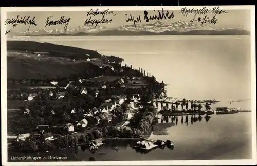 Ak Unteruhldingen Uhldingen Mühlhofen am Bodensee, Panorama