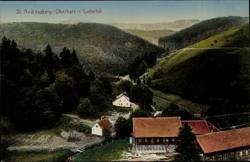 Ak Sankt Andreasberg Braunlage im Oberharz, Luttertal