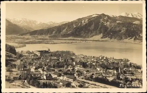 Foto Ak Tegernsee in Oberbayern, Panorama