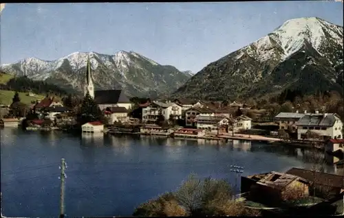 Ak Egern am Tegernsee Oberbayern, Wallberg, Kirche