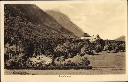 Ak Mauthausen Piding in Oberbayern, Schloss Staufeneck
