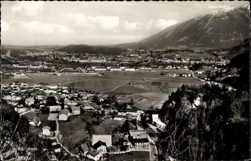 Ak Karlstein Bad Reichenhall in Oberbayern, Panorama, Untersberg