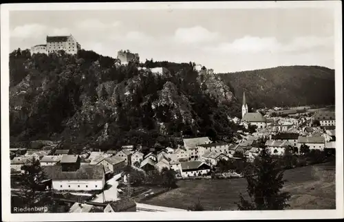 Ak Riedenburg Niederbayern, Teilansicht, Burgruine