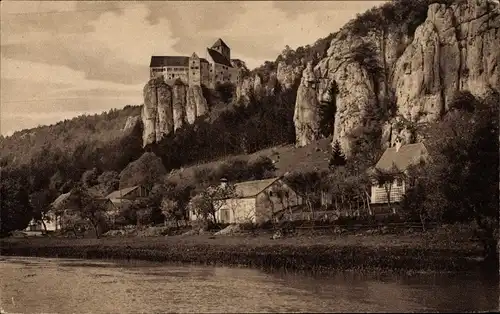 Ak Prunn Riedenburg in Niederbayern, Schloss, Altmühltal