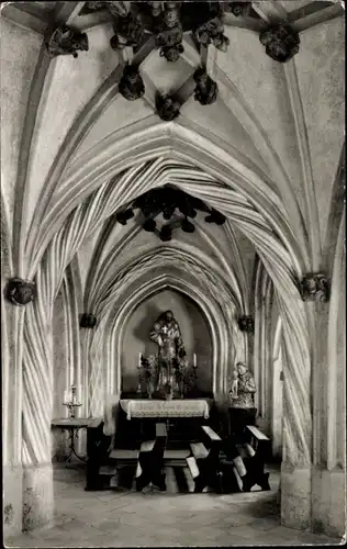 Ak Tuntenhausen in Oberbayern, Wallfahrtskirche, Rückw. Kapelle