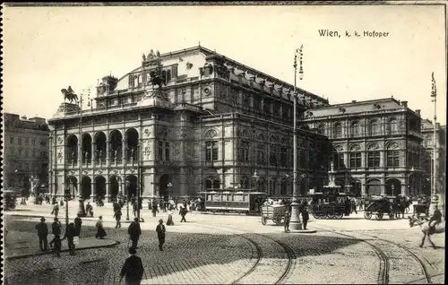 Ak Wien 1 Innere Stadt, k.k. Hofoper